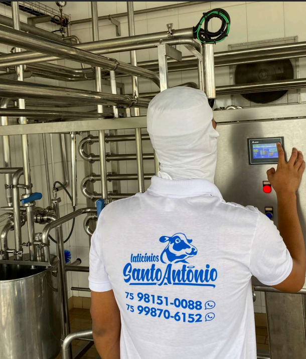 Instalações modernas dos Laticínios Santo Antônio